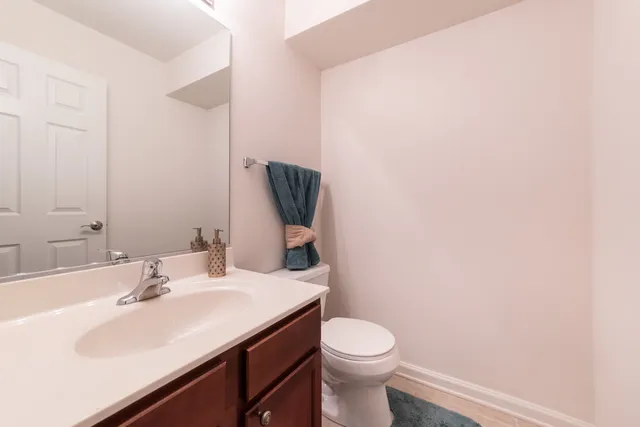 a view of a building with a yard