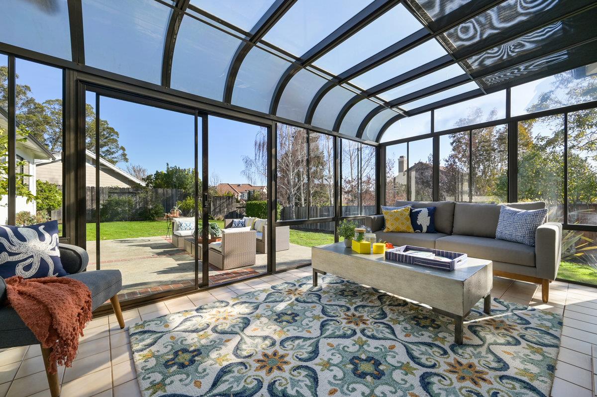 2135 Queens Lane San Mateo, CA 94402 - Photo 34 of 50 a outdoor living space with furniture and garden view