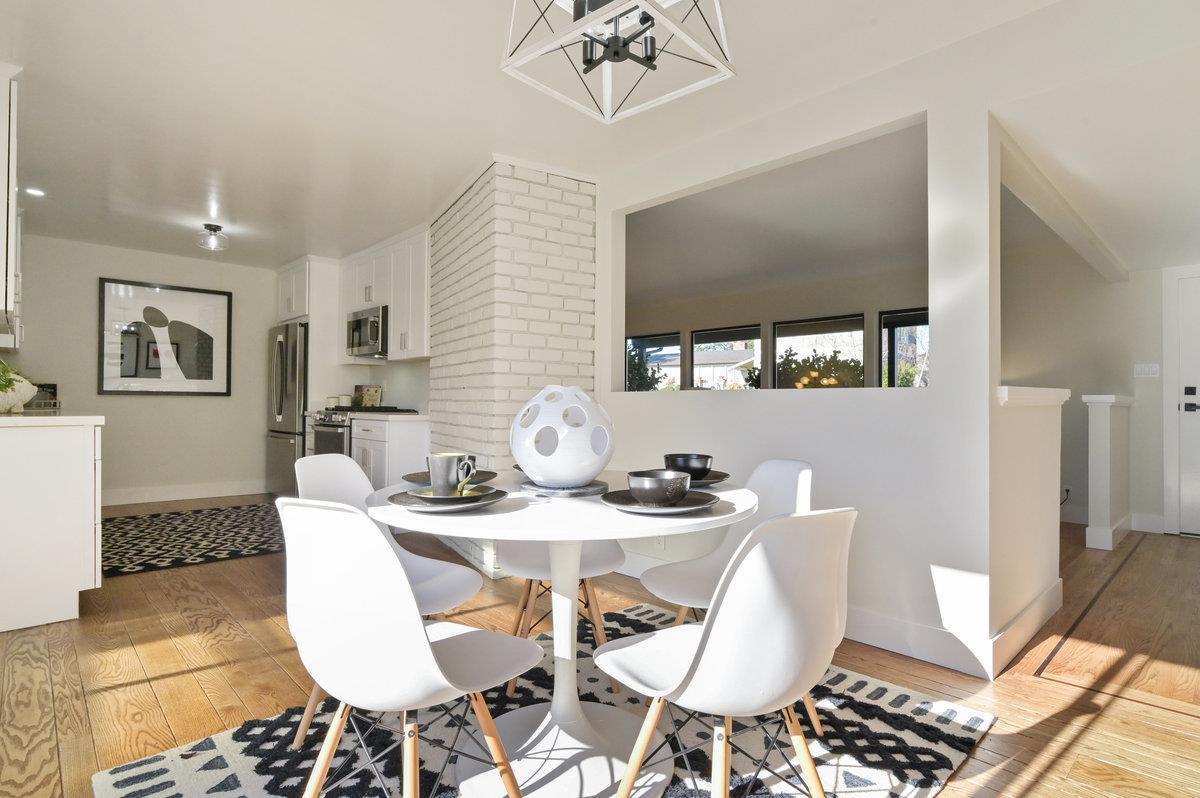 2135 Queens Lane San Mateo, CA 94402 - Photo 9 of 50 a view of a dining room with furniture
