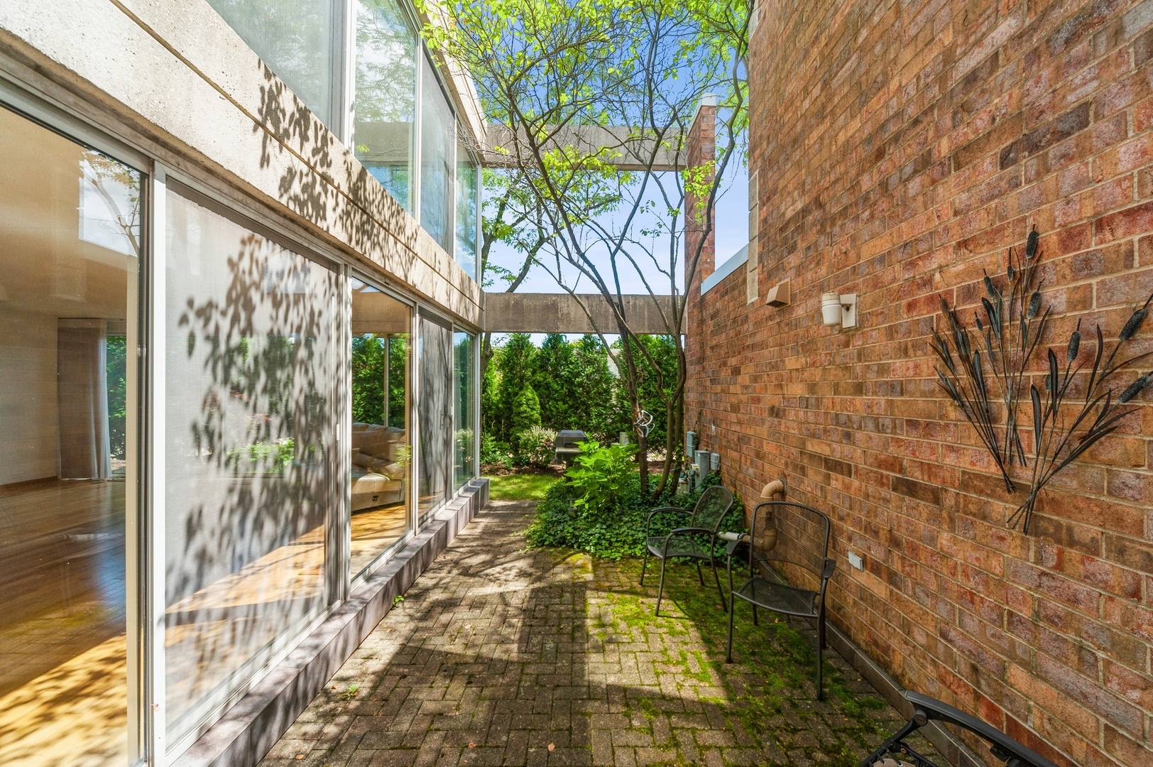 53 Avon Road Northbrook, IL 60062 - Photo 11 of 26 a pathway of a house with a large tree