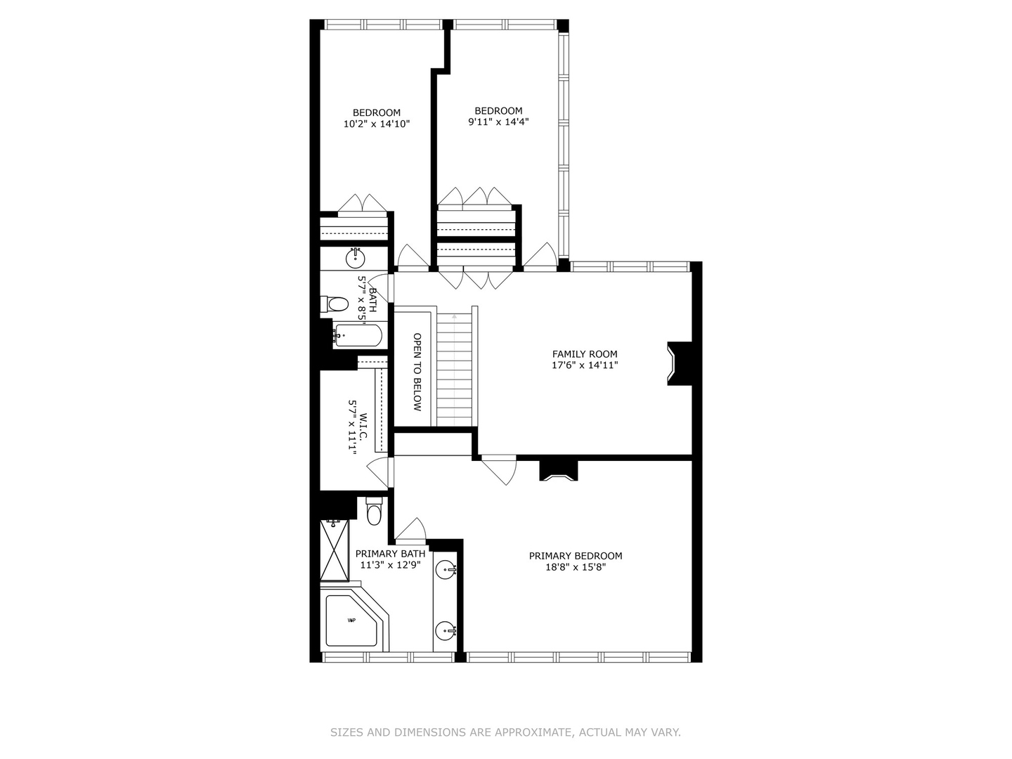 53 Avon Road Northbrook, IL 60062 - Photo 24 of 26 a picture of a floor plan