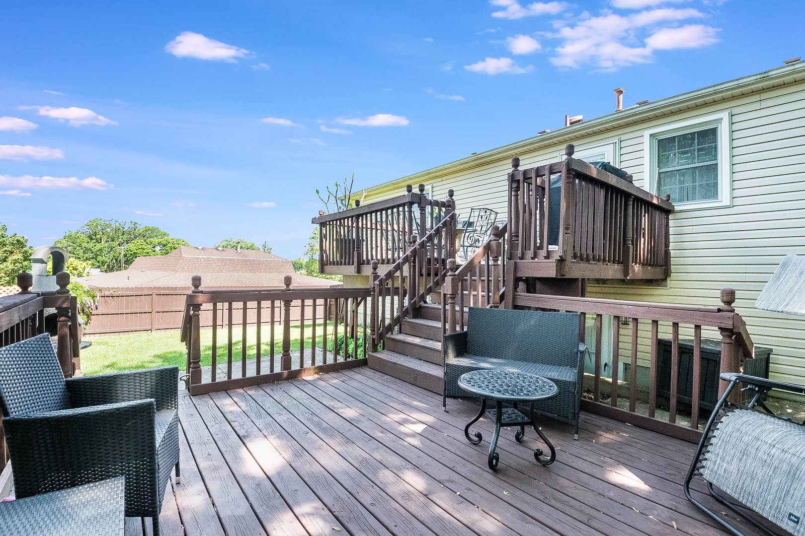 23 Fernwood Road Montgomery, IL 60538 - Photo 17 of 17 a view of balcony with wooden floor and outdoor seating