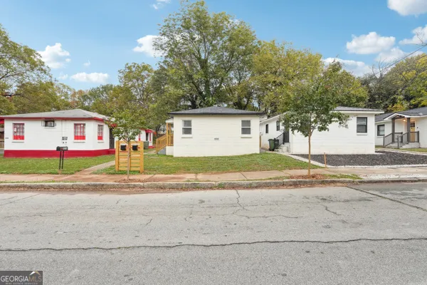 front view of house with a street
