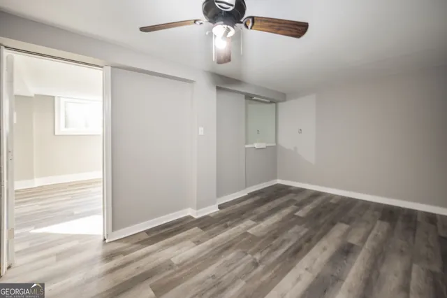 wooden floor in an empty room