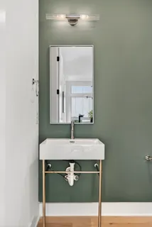 a room with pool table