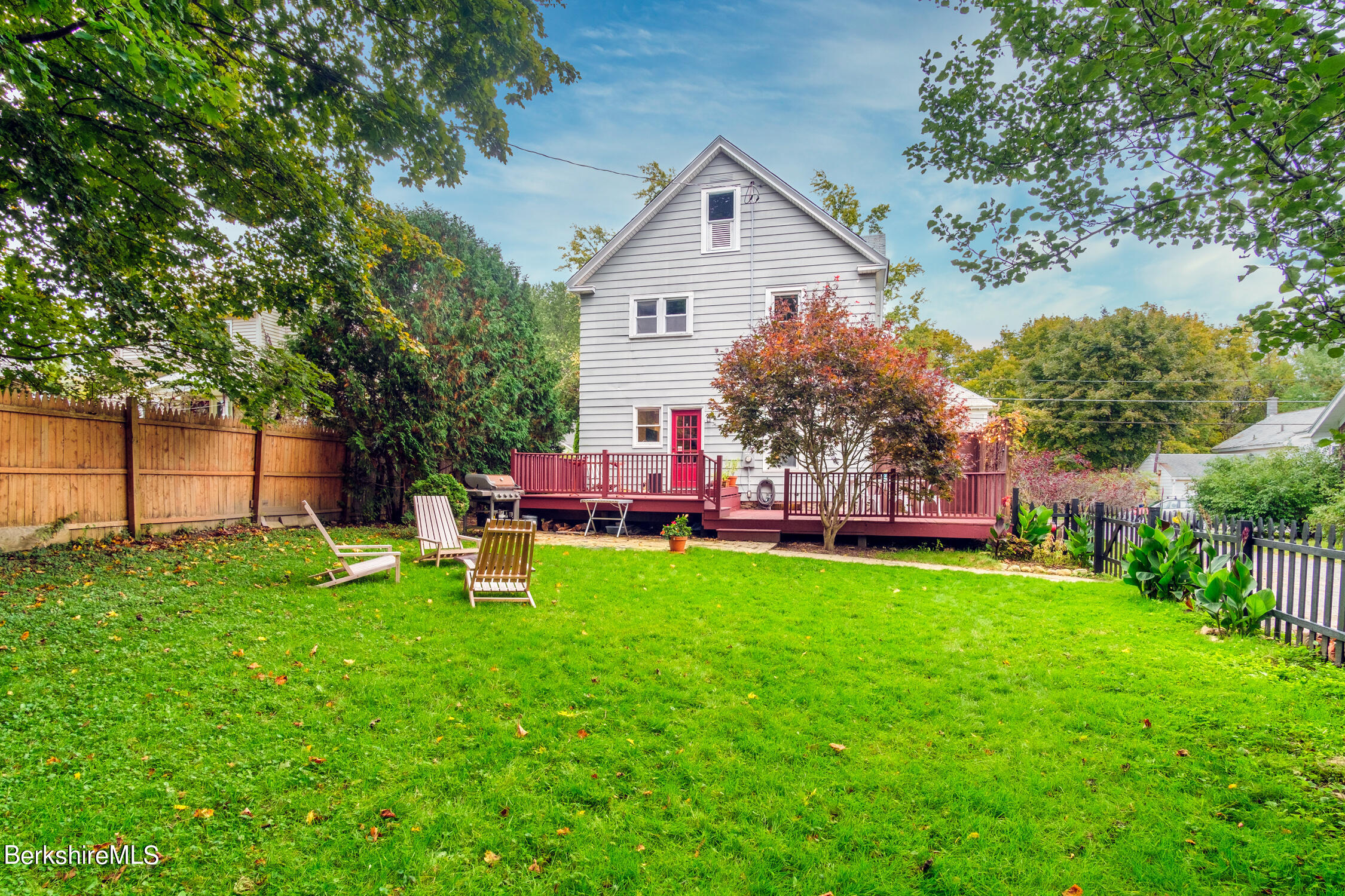 70 Notch Road North Adams, MA 01247 - Photo 21 of 22 a house view with a sitting space and garden