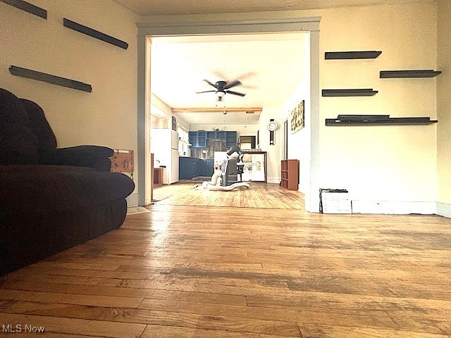 805 Rudyard Road Cleveland, OH 44110 - Photo 15 of 45 Corridor featuring hardwood / wood-style floors