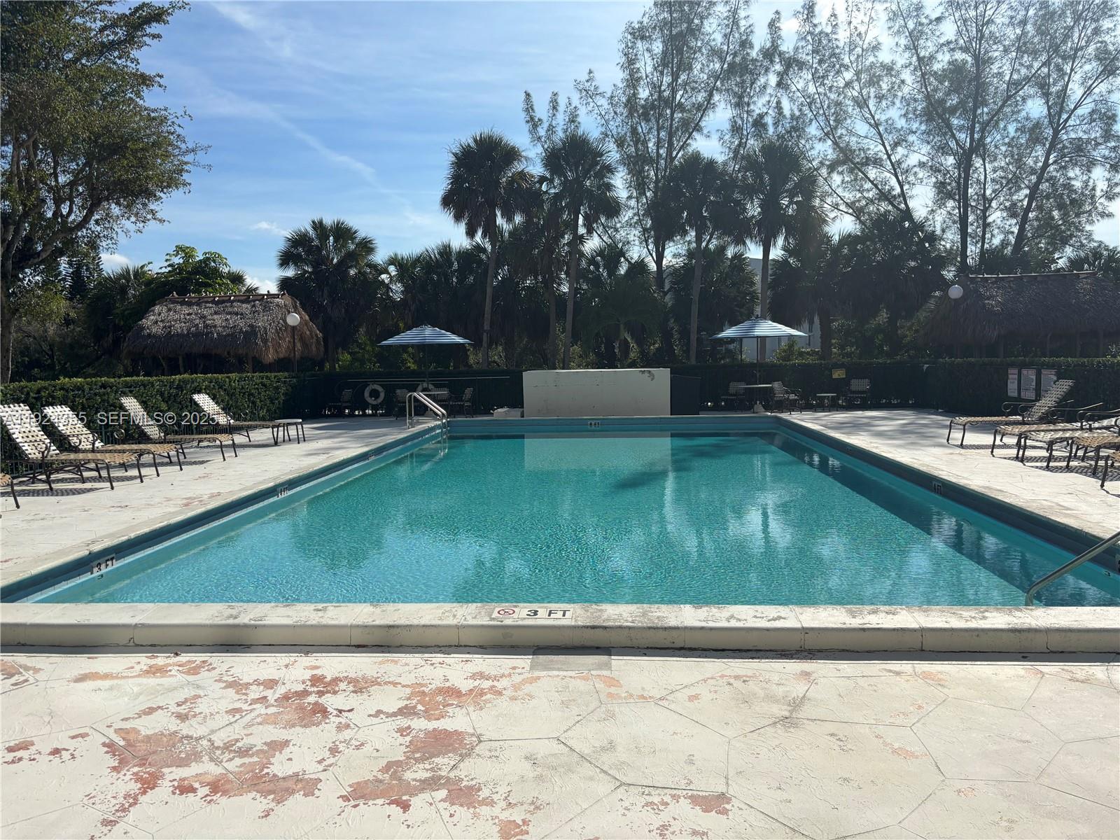 14250 Southwest 62nd Street, Unit 520 Miami, FL 33183 - Photo 24 of 39 a view of a swimming pool with a patio