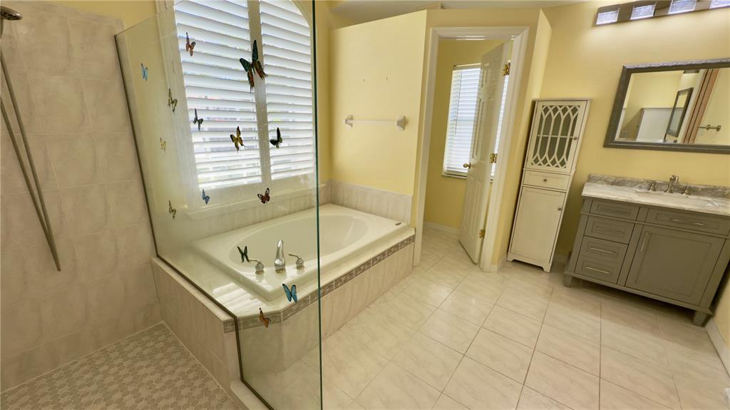 2049 Larissa Court Trinity, FL 34655 - Photo 6 of 61 a bathroom with a tub shower and sink