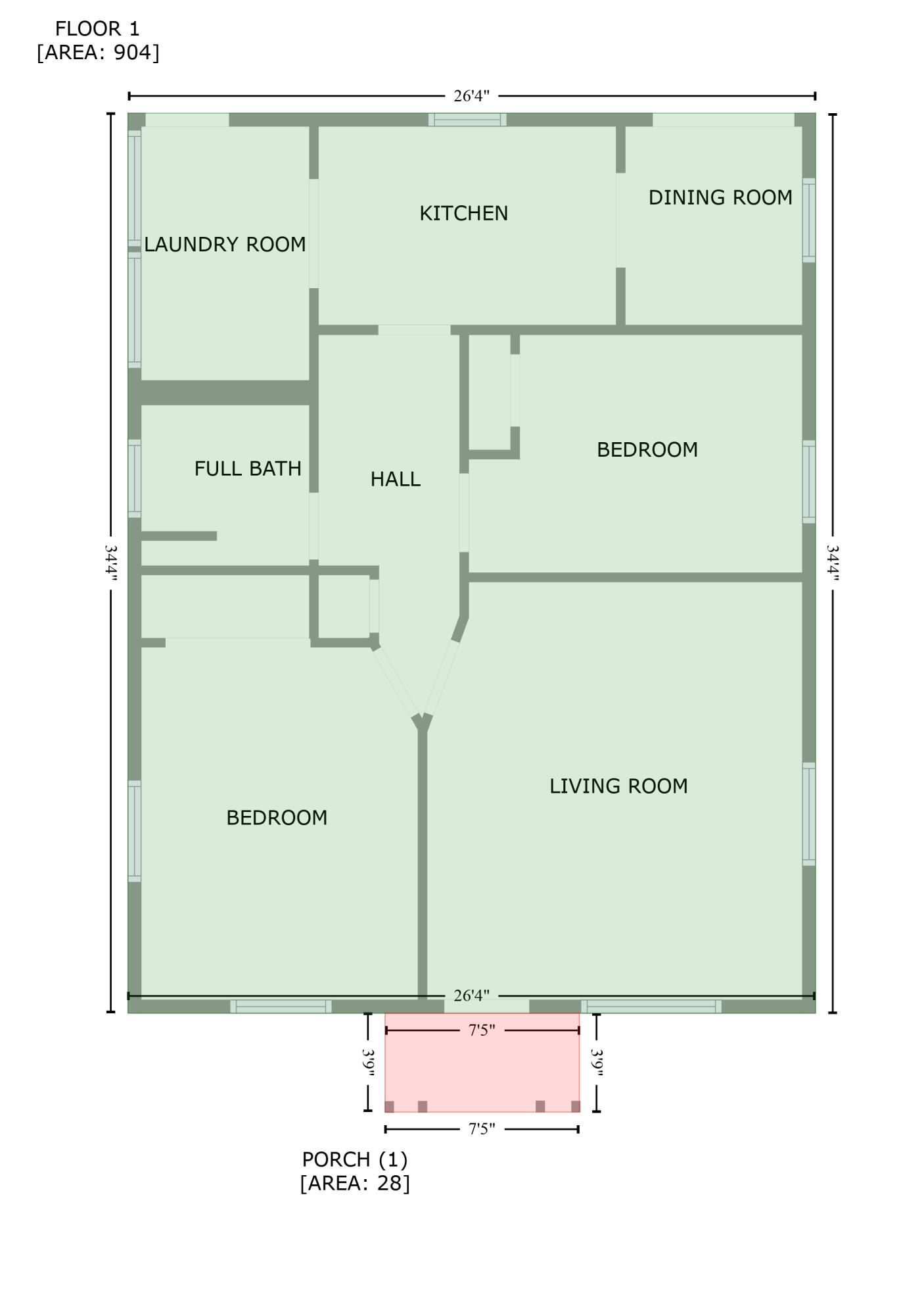 3124 Merriman Road Medford, OR 97502 - Photo 28 of 28 Gross Living Area Floorplan