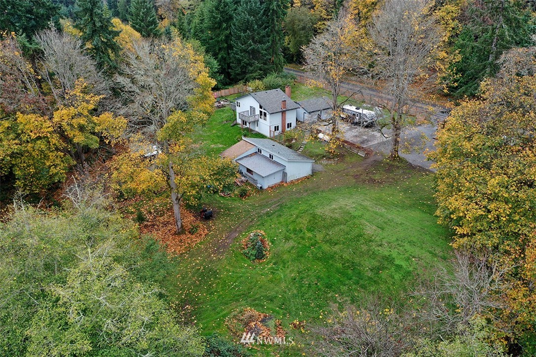 6793 Sills Road Clinton, WA 98236 - Photo 1 of 37 an aerial view of residential house with outdoor space