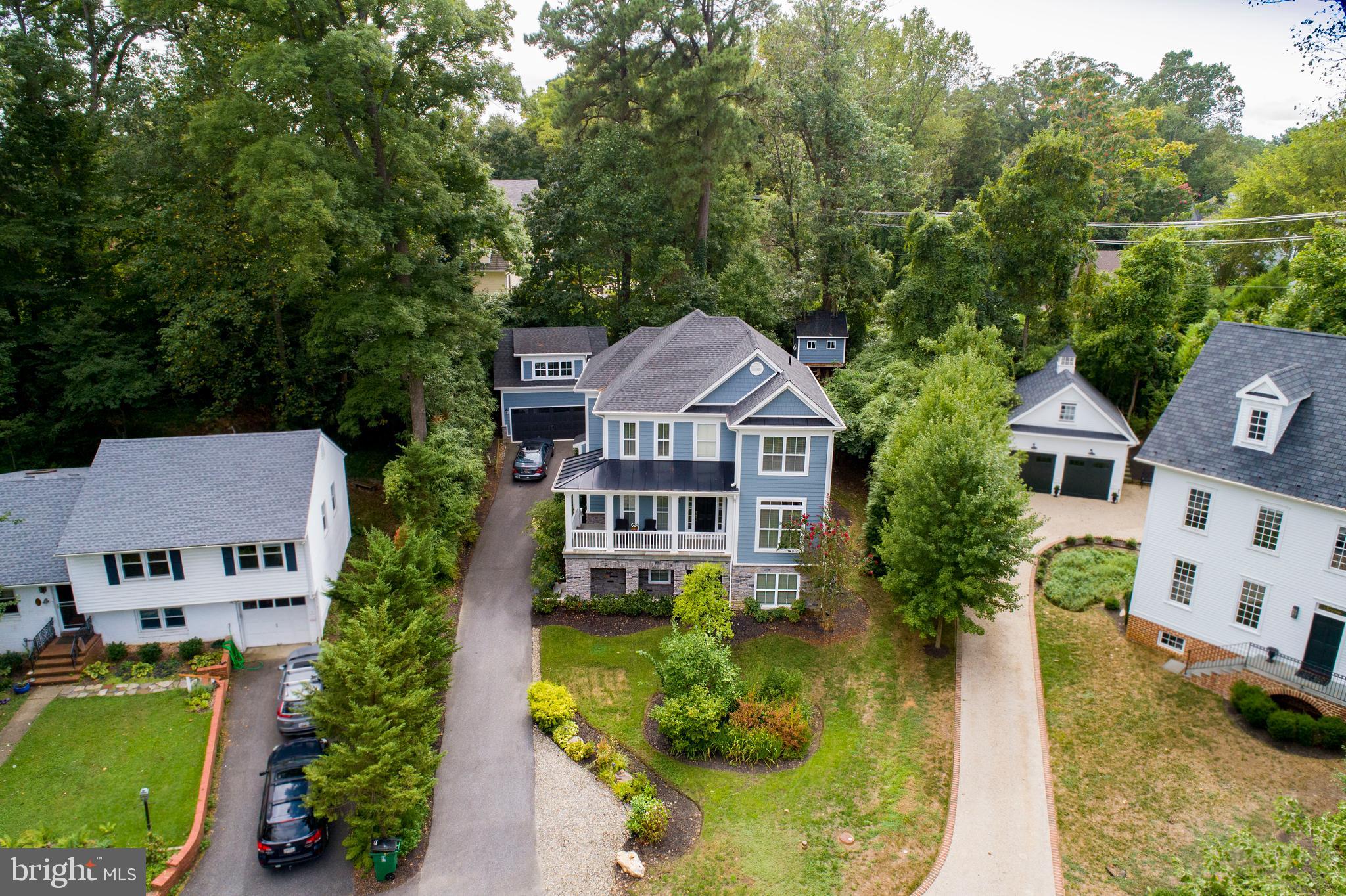 5 Ridge Road Annapolis, MD 21401 - Photo 35 of 43 Beautiful landscape w/detached garage & treehouse