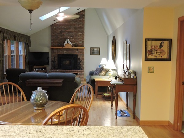 279 Main Road Westhampton, MA 01027 - Photo 13 of 22 a view of a dining room with furniture