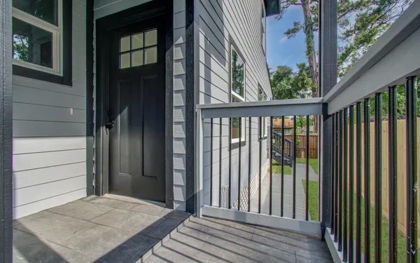a view of front door