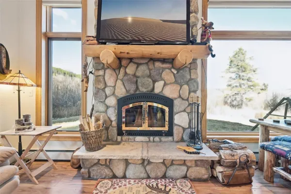 a living room with a couch