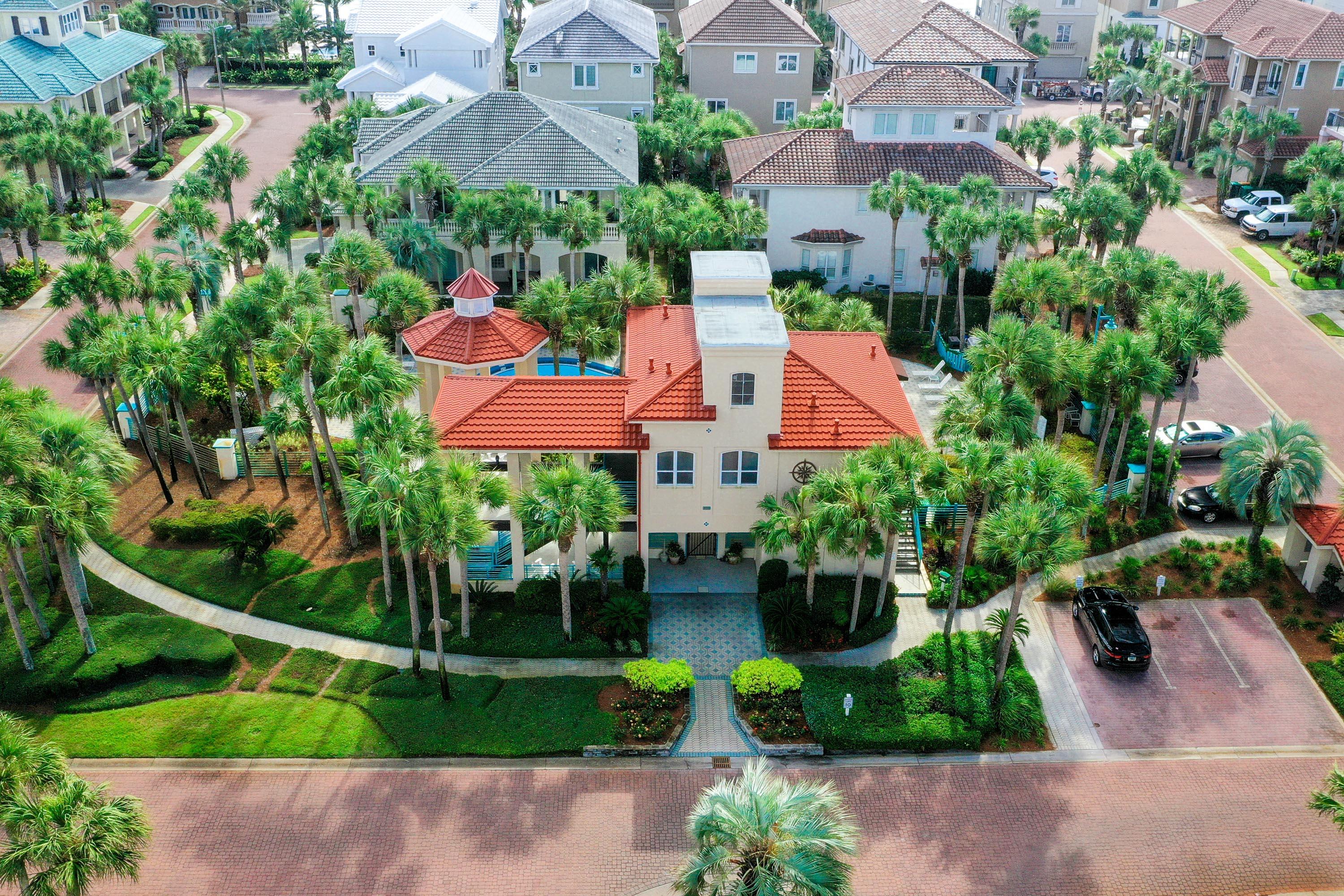 4795 Ocean Boulevard Destin, FL 32541 - Photo 35 of 43 an aerial view of multiple houses with yard