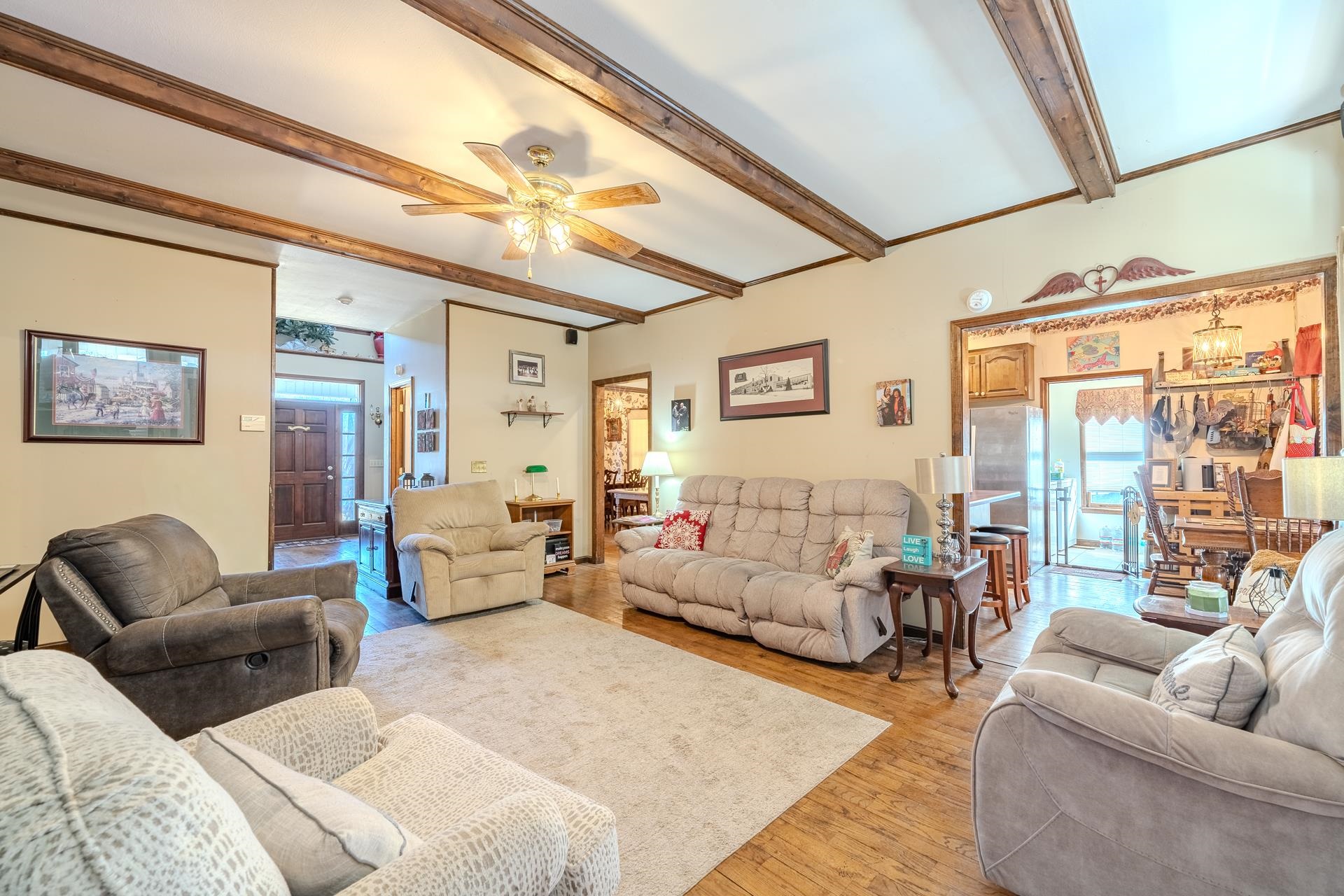 645 Wildflower Ridge Lane Savannah, TN 38372 - Photo 29 of 40 a living room with furniture and a large window