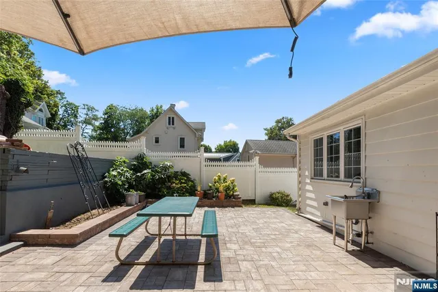 a house view with a seating space