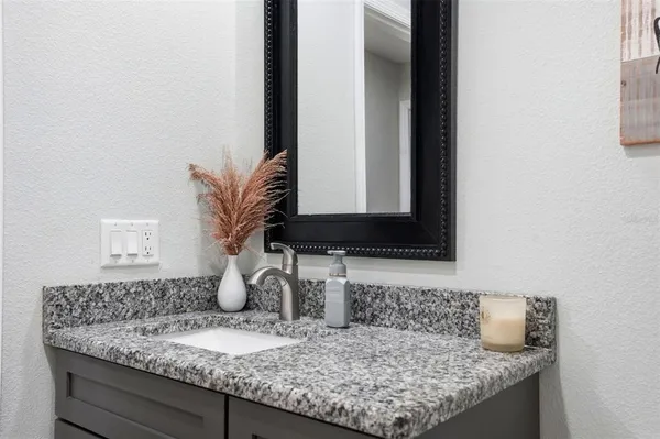 a outdoor space with furniture