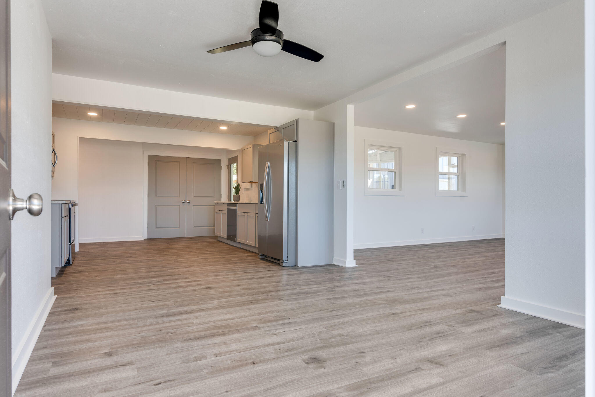 5238 Griffith Mill Road Baker, FL 32531 - Photo 8 of 34 a view of empty room with wooden floor