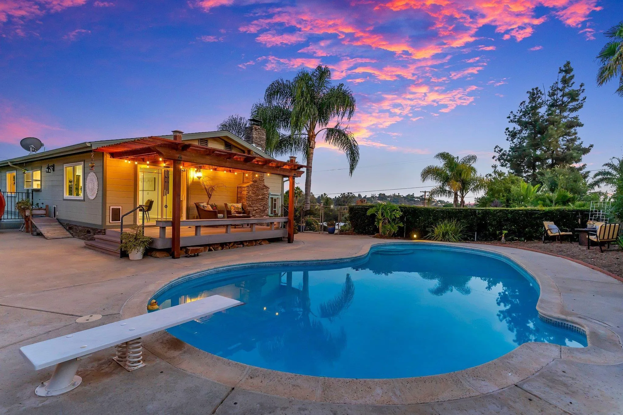 1217 Memory Lane Vista, CA 92084 - Photo 44 of 72 a view of swimming pool with outdoor seating