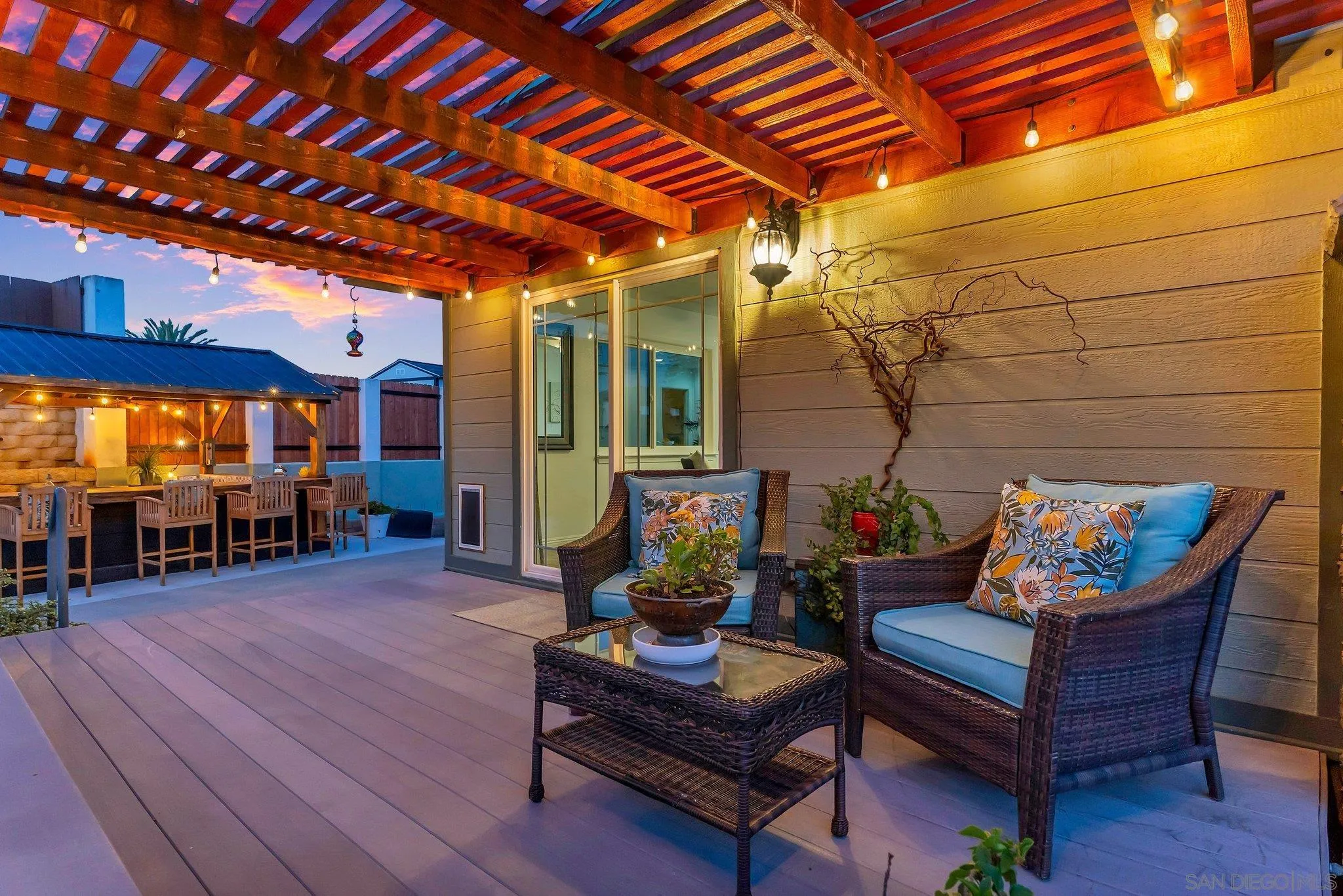 1217 Memory Lane Vista, CA 92084 - Photo 52 of 72 a outdoor living space with furniture and wooden floor