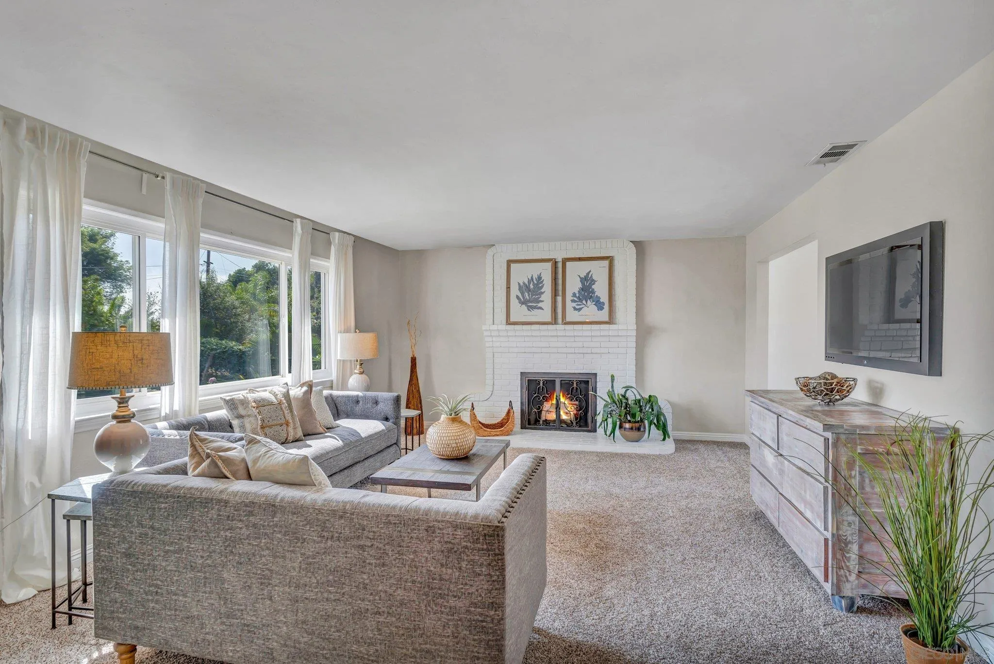 1217 Memory Lane Vista, CA 92084 - Photo 6 of 72 a living room with furniture and a fireplace