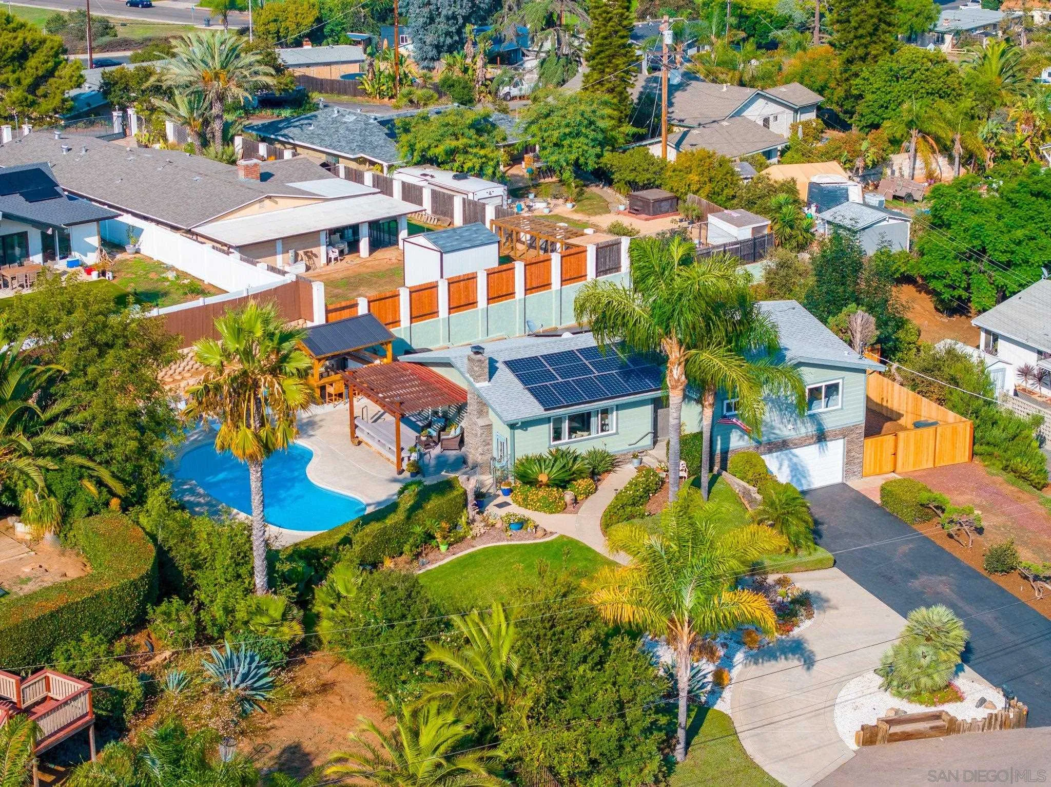1217 Memory Lane Vista, CA 92084 - Photo 63 of 72 an aerial view of residential houses with outdoor space