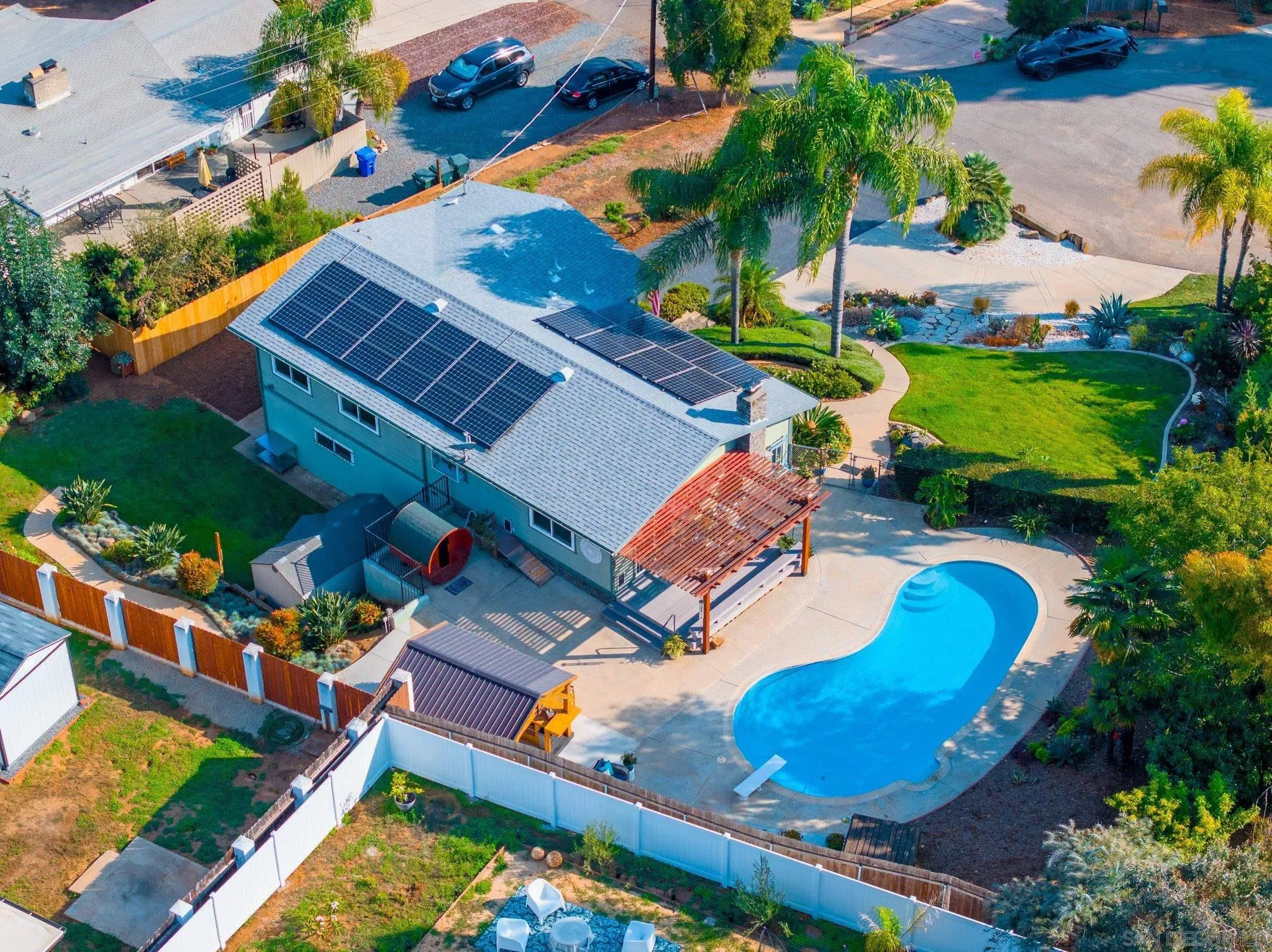 1217 Memory Lane Vista, CA 92084 - Photo 67 of 72 an aerial view of a house a yard and outdoor seating