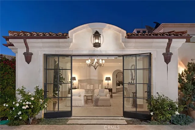 a front view of a building with garden