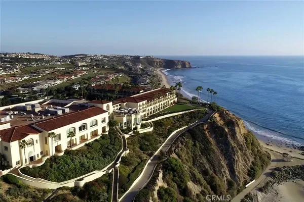 a view of an ocean from a city