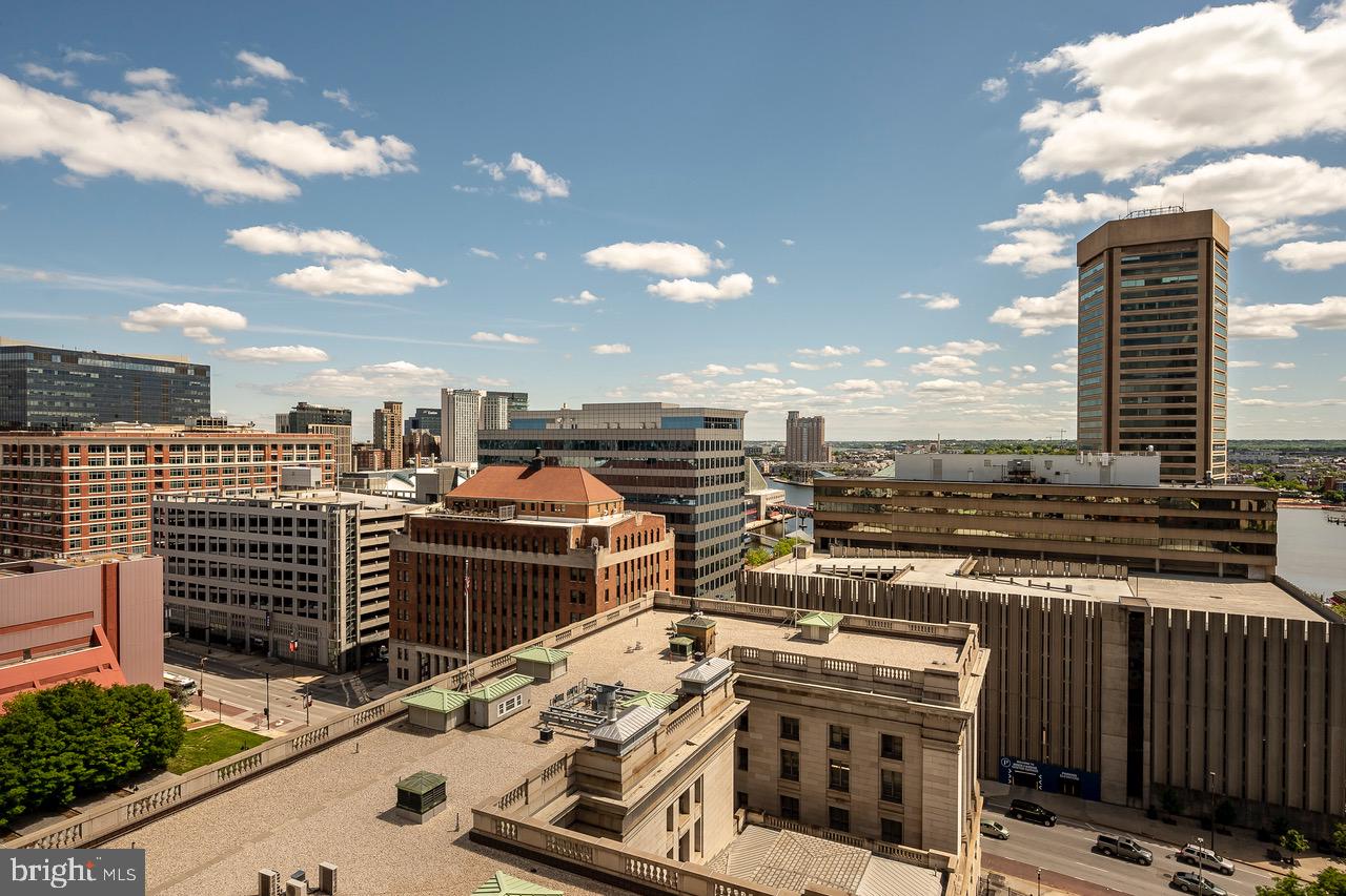 414 Water Street, Unit 1502 Baltimore, MD 21202 - Photo 21 of 32 a city view with a lot of high rise buildings