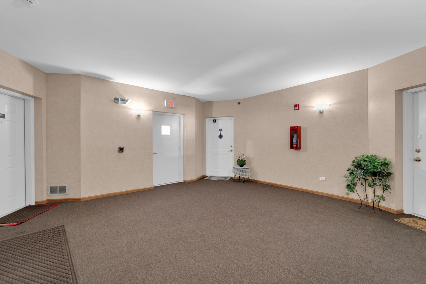 717 North 5th Avenue, Unit 302 Addison, IL 60101 - Photo 14 of 25 an empty room with potted plants and more windows
