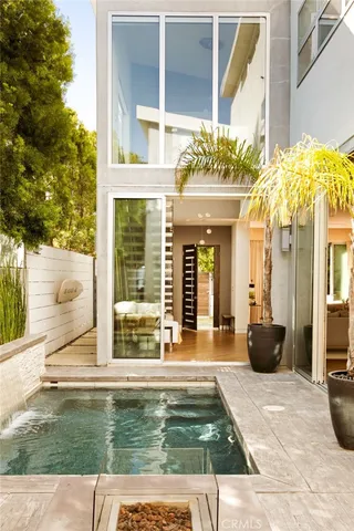 a view of a house with a patio