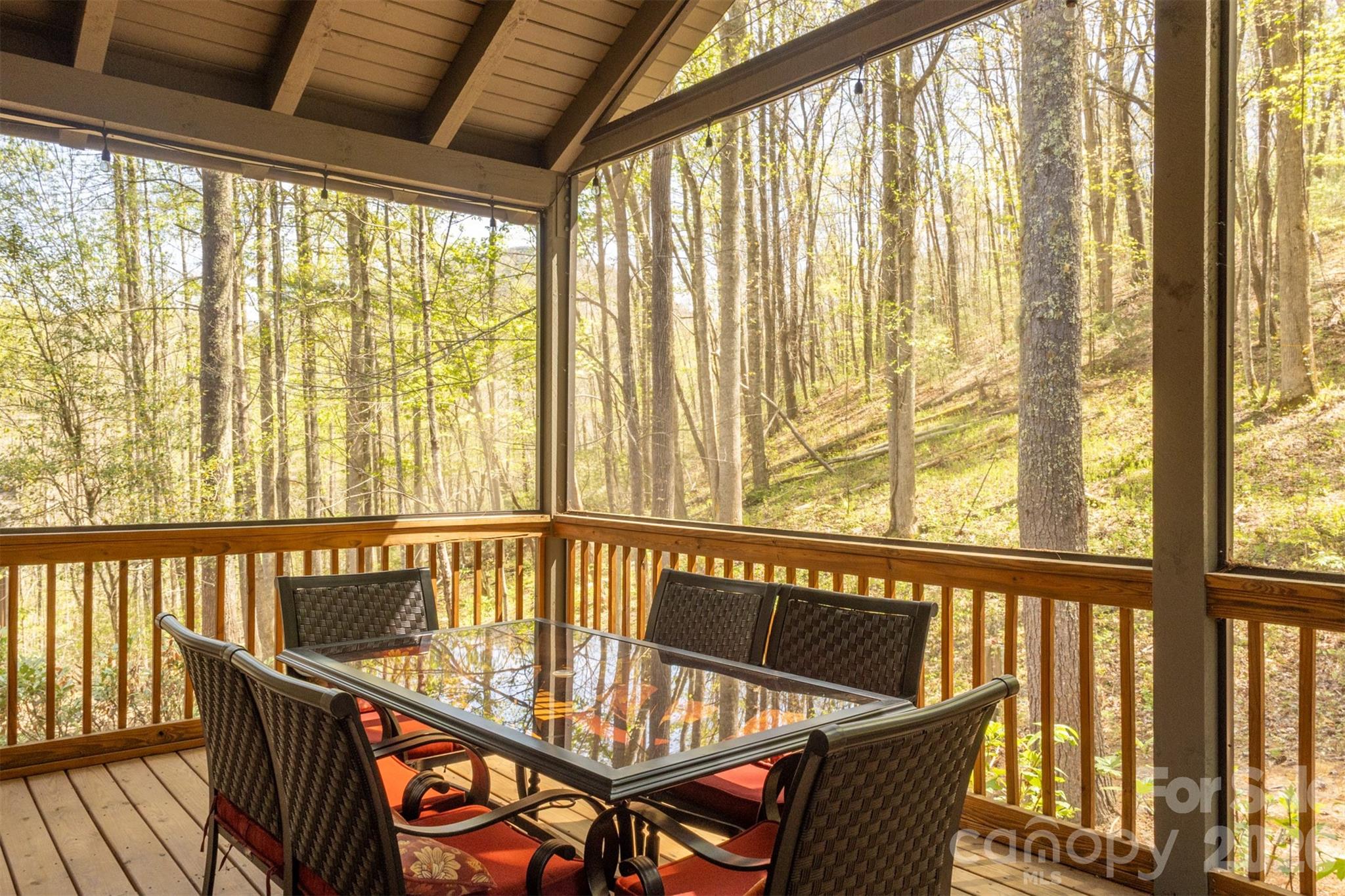 82 Mdw Rdg Court Tuckasegee, NC 28783 - Photo 14 of 39 a view of a balcony with furniture