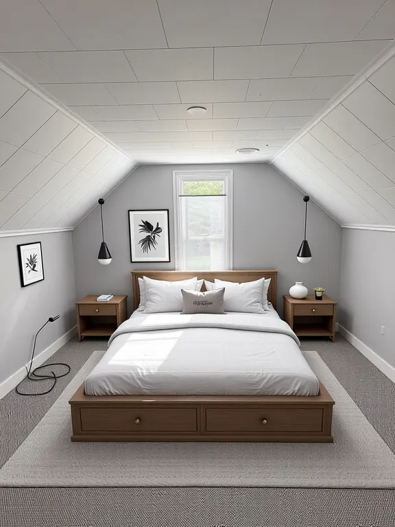 118 Wilcox Avenue Elgin, IL 60123 - Photo 22 of 29 a spacious bedroom with a bed a couch and a window