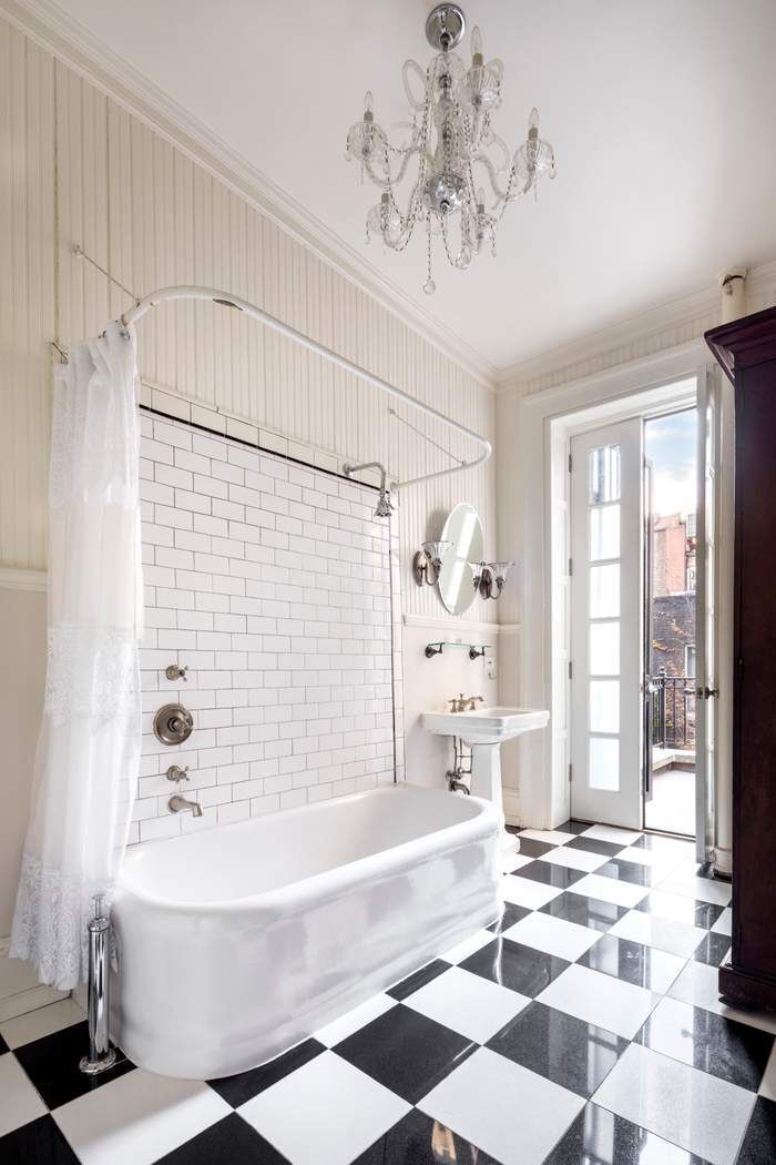 69 Washington Place, Unit 3/4/5 Manhattan, NY 10011 - Photo 13 of 26 a bathroom with a bathtub and a shower