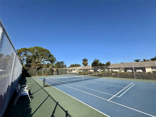 a view of a tennis court