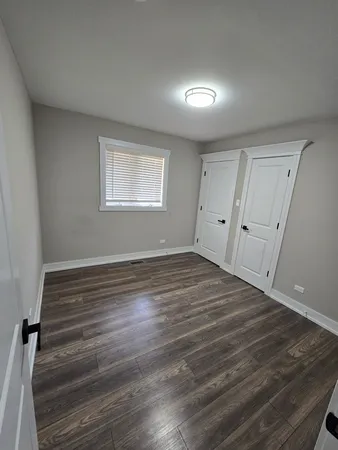 a view of a backyard with a garden