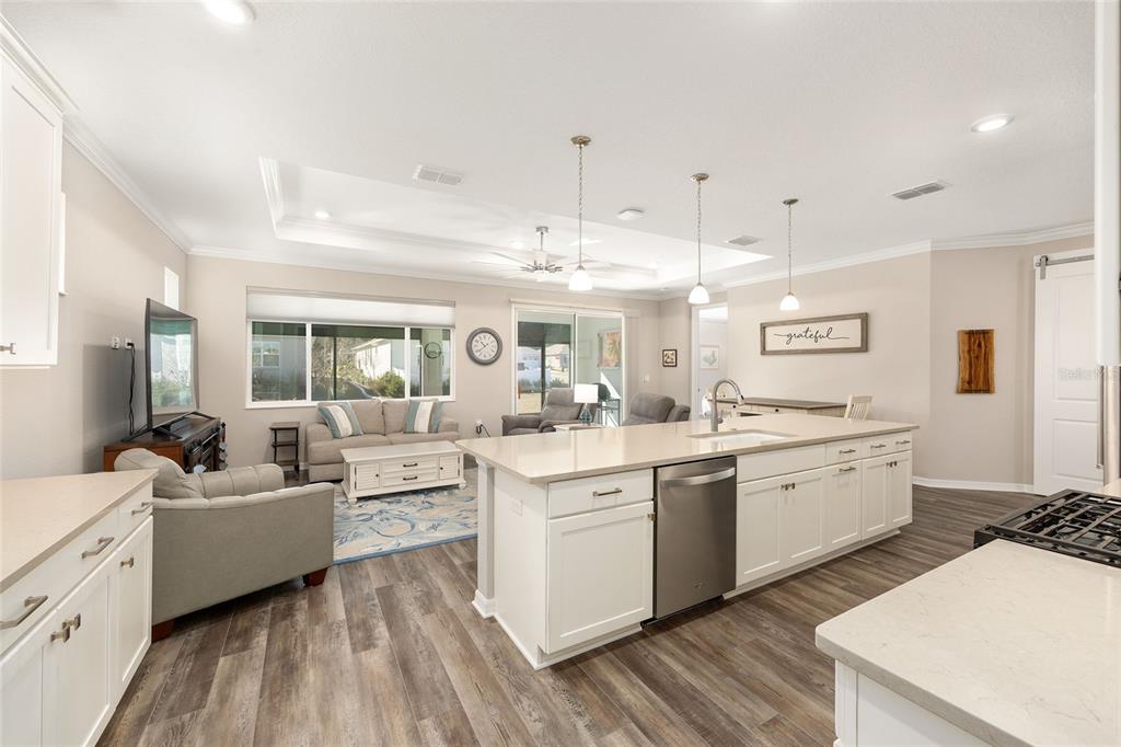 10390 Southwest 99th Street Ocala, FL 34481 - Photo 24 of 48 a large white kitchen with cabinets a sink and appliances