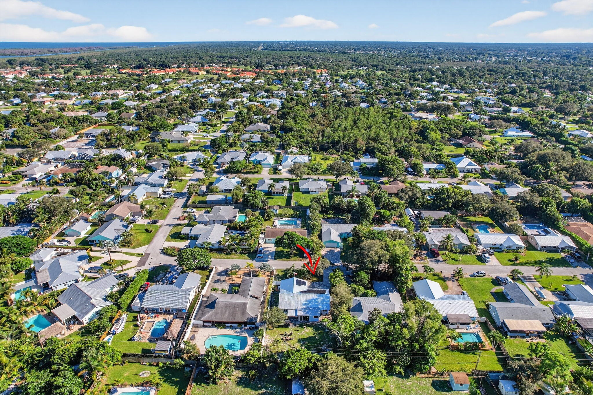 5095 Southeast Manatee Terrace Stuart, FL 34997 - Photo 45 of 58 Aerial 3