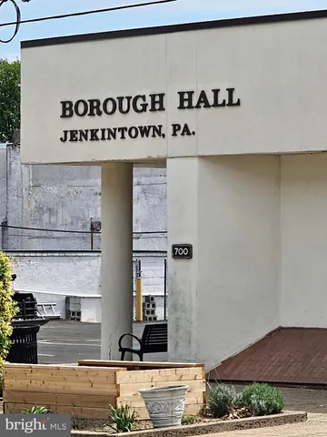 a view of a building and a street