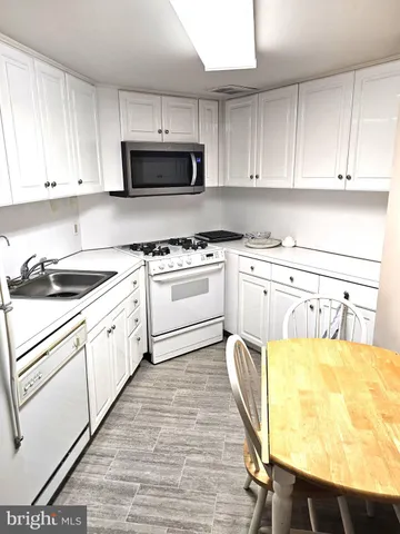 a view of a chandelier in a room