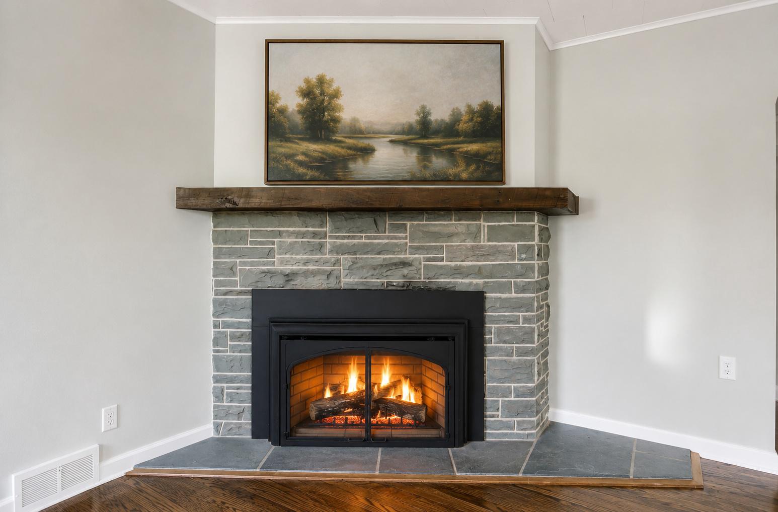 4287 Old Us-322 Reedsville, PA 17084 - Photo 5 of 33 Cozy fireplace.