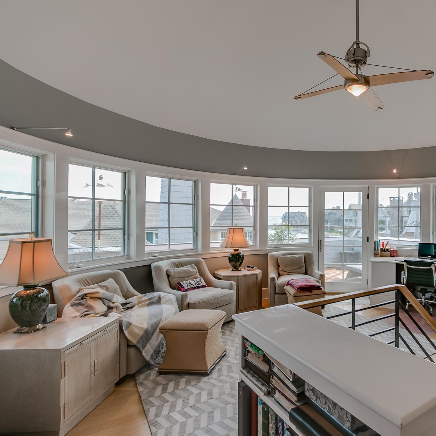 38 Nearwater Road Rowayton, CT 06853 - Photo 30 of 37 a living room with furniture and large windows