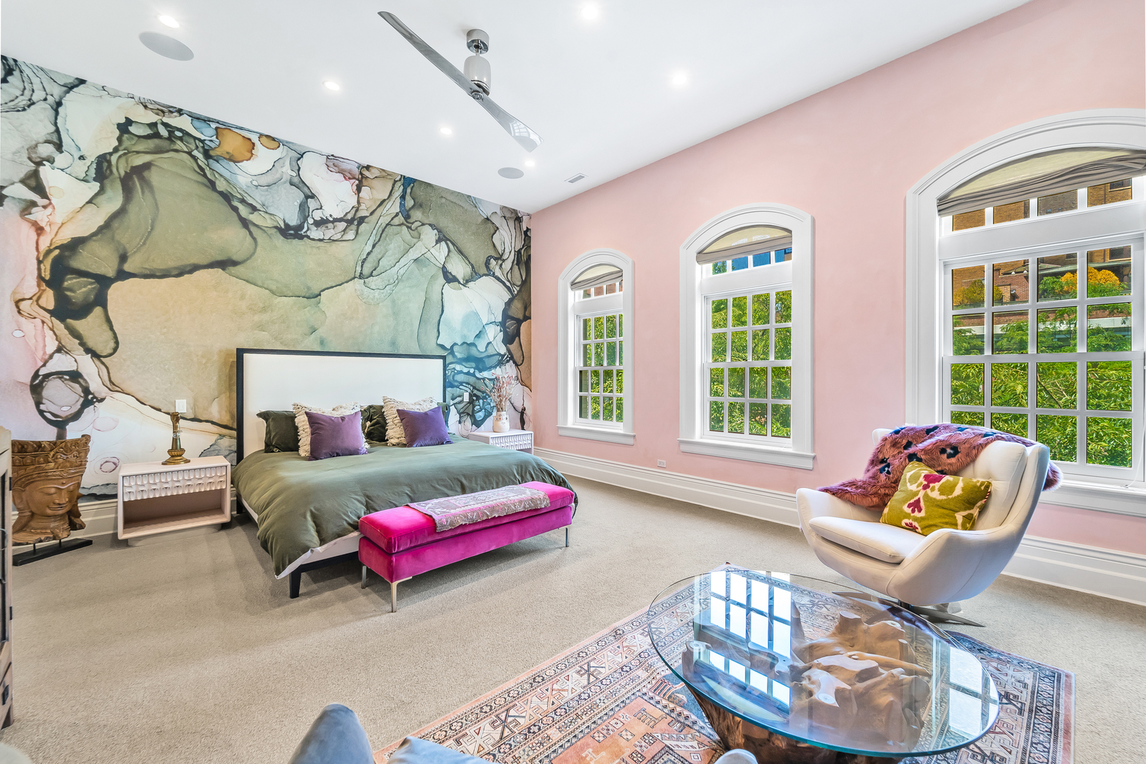 53 East Division Street Chicago, IL 60611 - Photo 26 of 79 a bedroom with furniture and a window