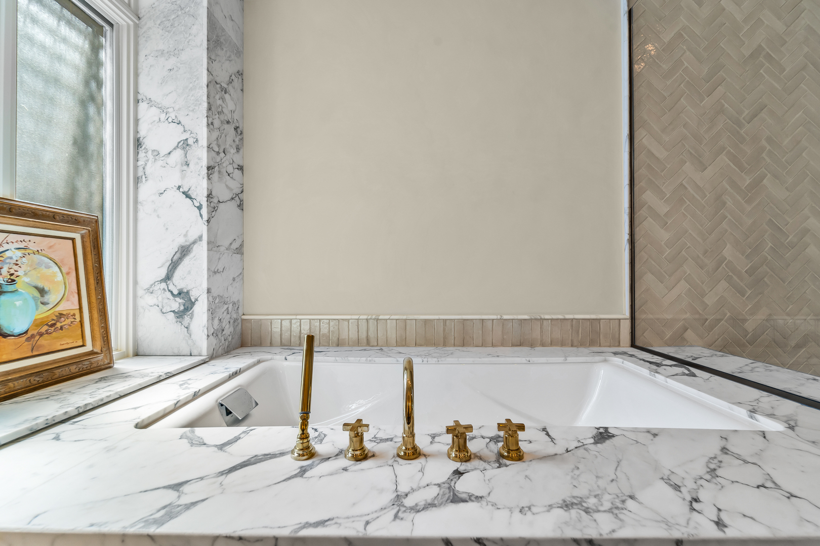 53 East Division Street Chicago, IL 60611 - Photo 31 of 79 a view of a bathtub in a bathroom