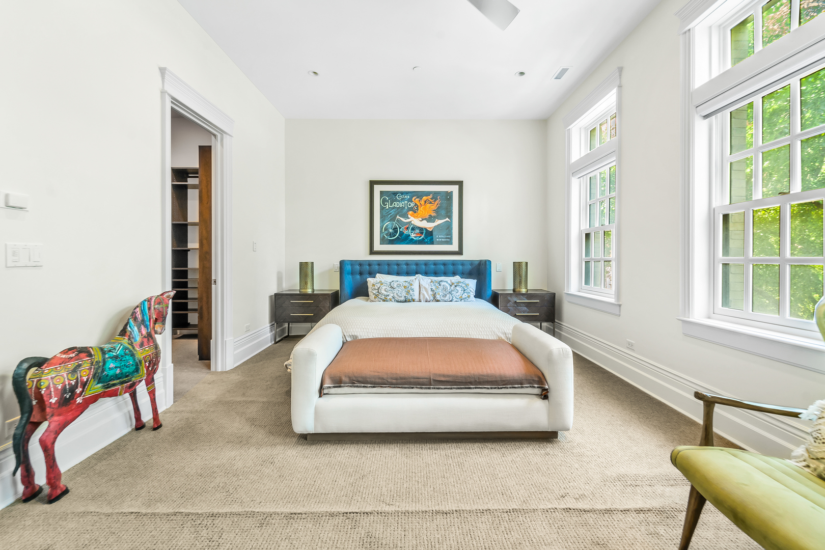 53 East Division Street Chicago, IL 60611 - Photo 36 of 79 a bedroom with a bed and a window