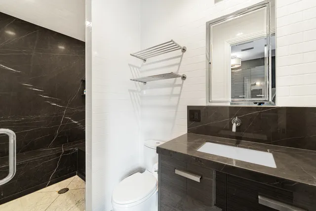 a view of a city with tall buildings