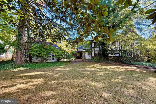 a view of a yard in front of house